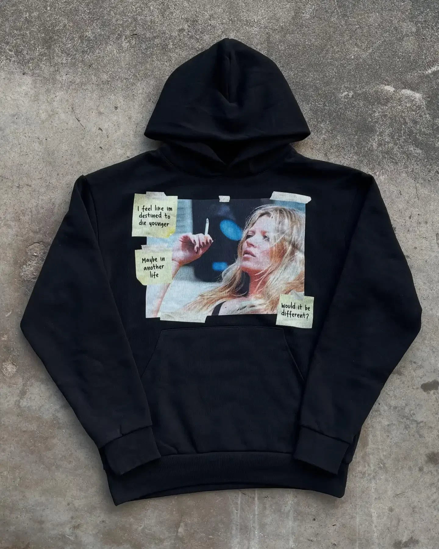Sudadera Harajuku, sudaderas con capucha grises Vintage, ropa Y2k, Tops, ropa de calle informal gótica, Sudadera con capucha Grunge de gran tamaño, chándal, ropa para hombre